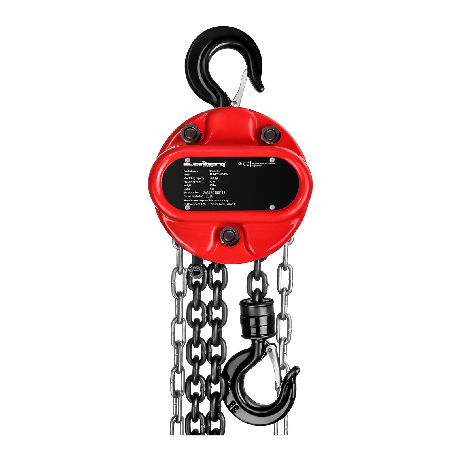 Chain winch winch chain winch 1T / 12m - Carlat