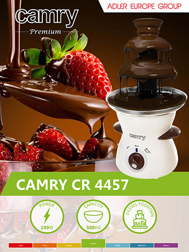CAMRY Chocolate Fountains – CR 4457 Chocolate Fountain – image 6