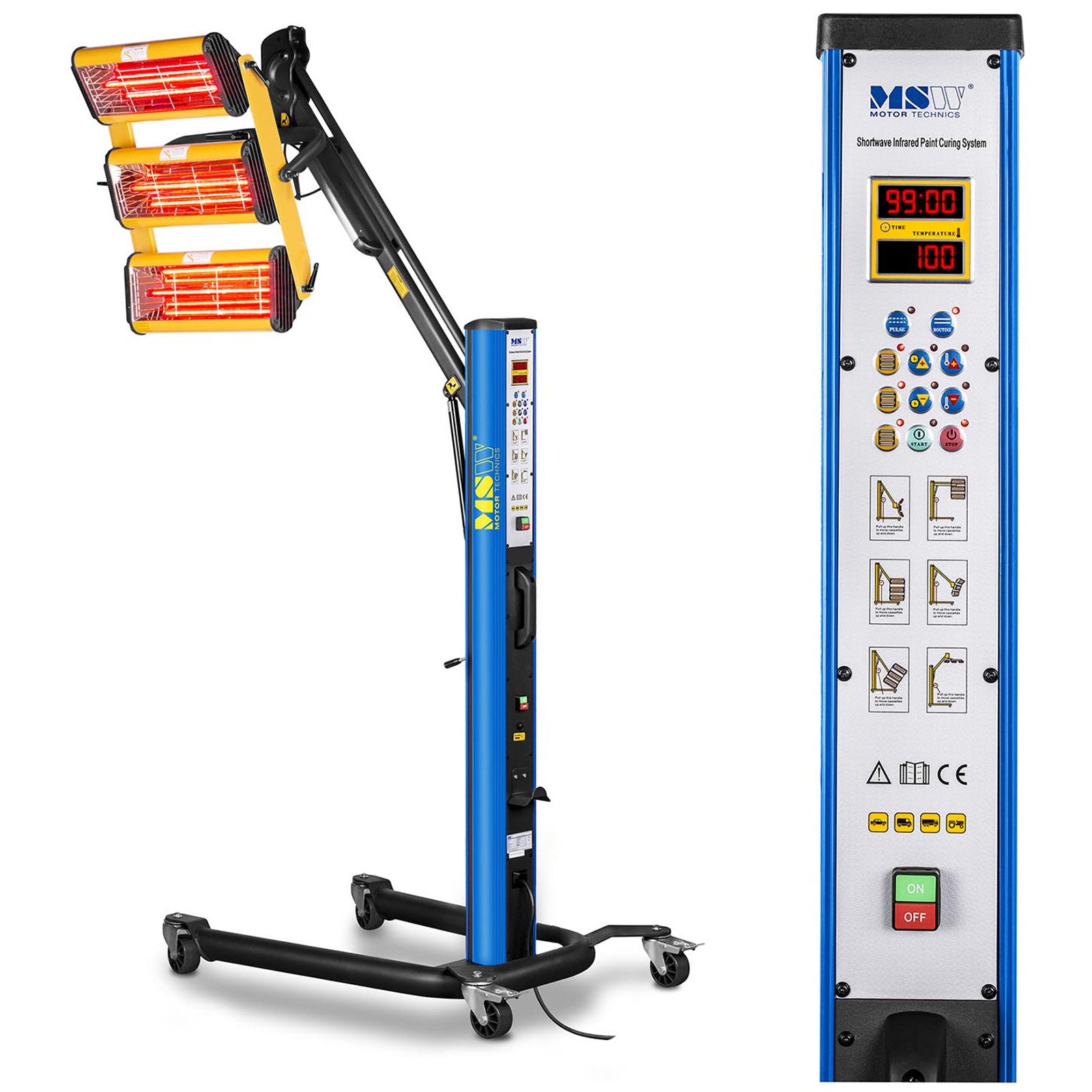 Climate Control Appliances – Paint infrared heater for drying paints - Carlat