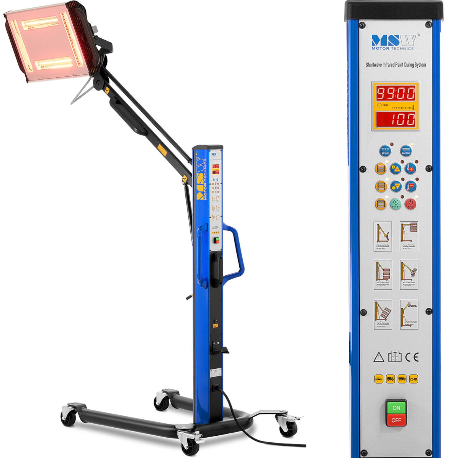 Climate Control Appliances – Paint shop infrared heater for drying - Carlat