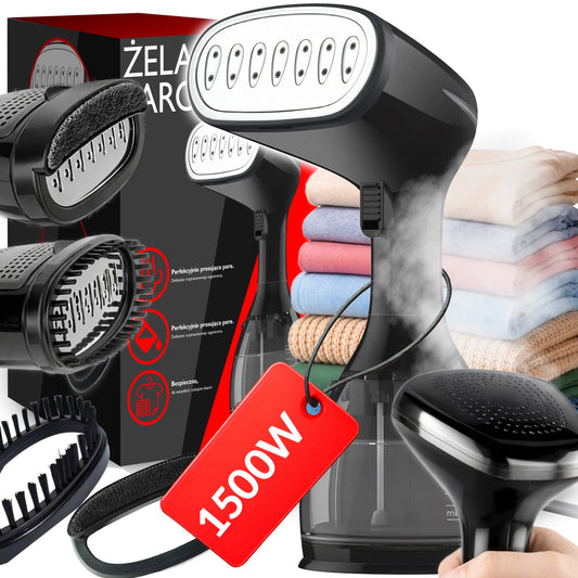 Clothing Steamer, Steam Iron, Steam Steamer, Accessory Set, 1500W, 7-in-1 - or1078 - Carlat