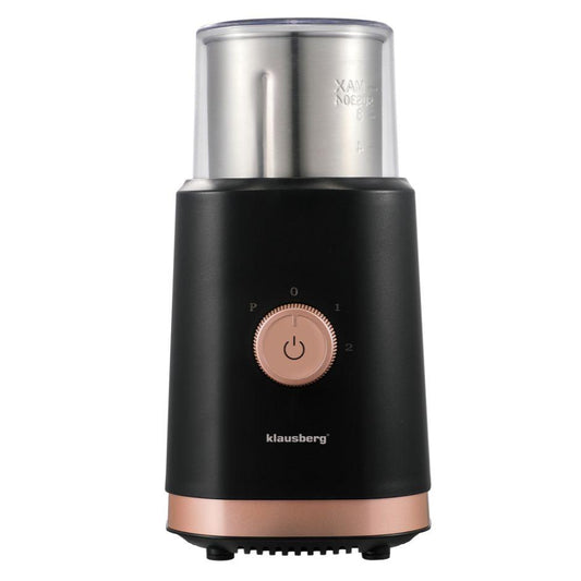 Coffee – 2-in-1 Electric Coffee and Spice Grinder, Black, Klausberg, KB-7992 - Carlat