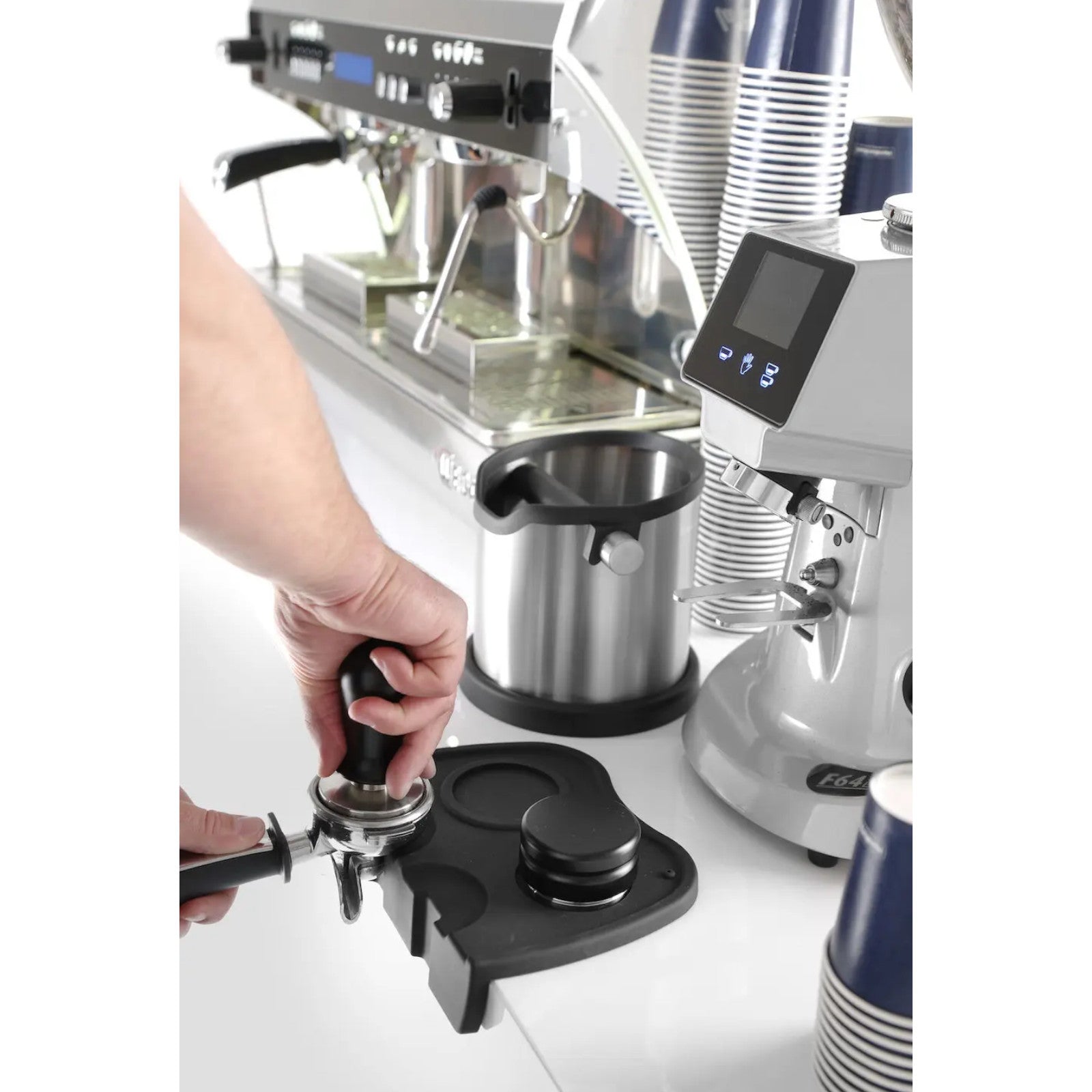 Coffee Grinders – Tamper, spring-loaded, dynamometric coffee tamper, dia. 58mm - Carlat