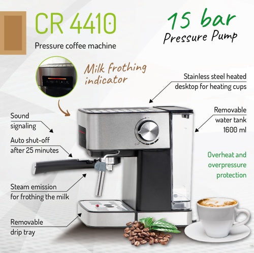 CAMRY Coffee Makers – CR 4410 Espresso Machine – image 16