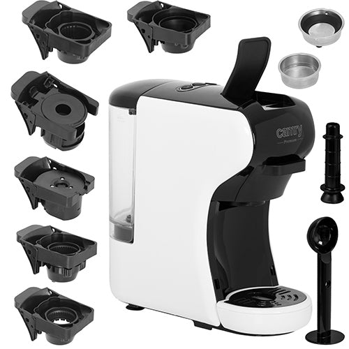 Coffee Makers – CR 4414 White Multi-Capsule Espresso Machine - Carlat