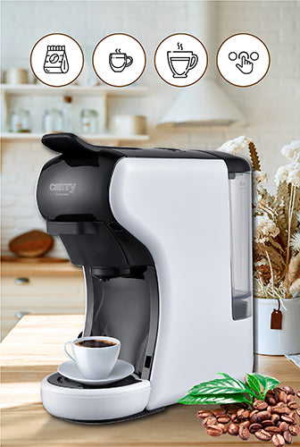 Coffee Makers – CR 4414 White Multi-Capsule Espresso Machine - Carlat