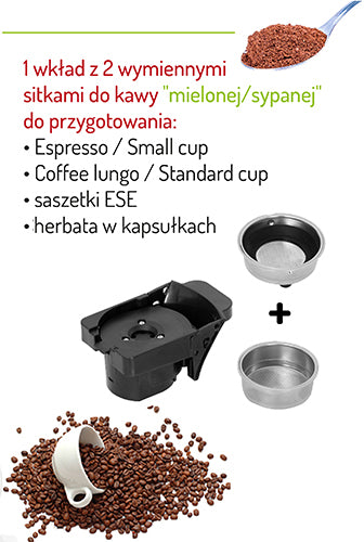 Coffee Makers – CR 4414 White Multi-Capsule Espresso Machine - Carlat
