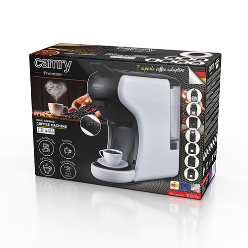 Coffee Makers – CR 4414 White Multi-Capsule Espresso Machine - Carlat