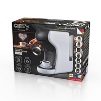 Coffee Makers – CR 4414 White Multi-Capsule Espresso Machine - Carlat