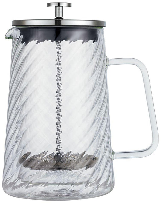 Coffee Makers – Piston-style coffee/tea brewer, glass, 1 L, Klausberg, KB-7764 - Carlat