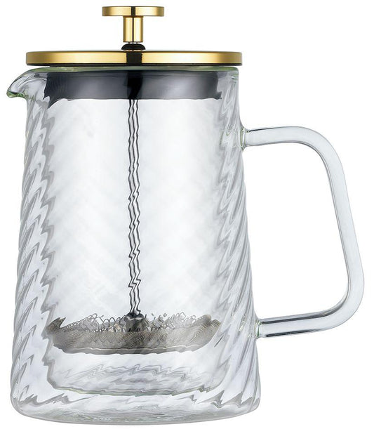 Coffee Makers – Piston-style coffee/tea maker, glass, 0.60 L, Klausberg, KB-7766 - Carlat