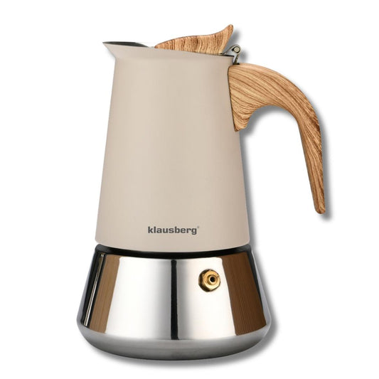 Coffee Makers – Steel Espresso Maker, 200 ml, Induction-Compatible, Klausberg KB-7994 - Carlat