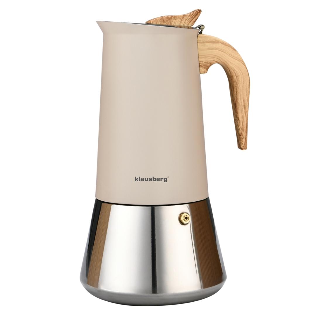 Coffee Makers – Steel Espresso Maker, 600 ml, Induction, Klausberg KB-7997 - Carlat