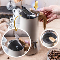 Coffee Makers – Steel Espresso Maker, 600 ml, Induction, Klausberg KB-7997 - Carlat