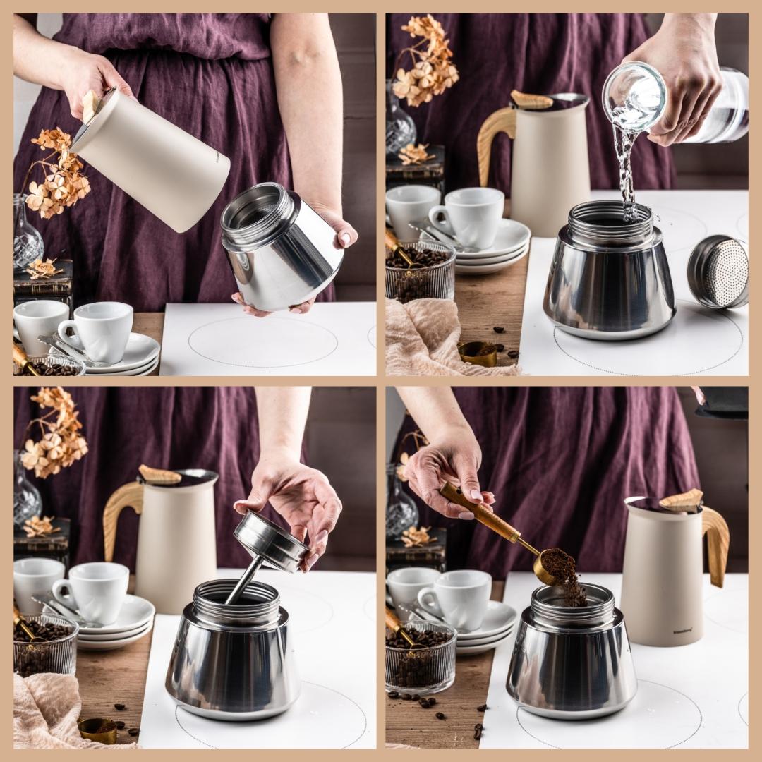 Coffee Makers – Steel Espresso Maker, 600 ml, Induction, Klausberg KB-7997 - Carlat
