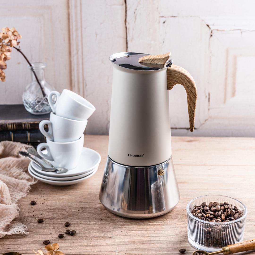 Coffee Makers – Steel Espresso Maker, 600 ml, Induction, Klausberg KB-7997 - Carlat