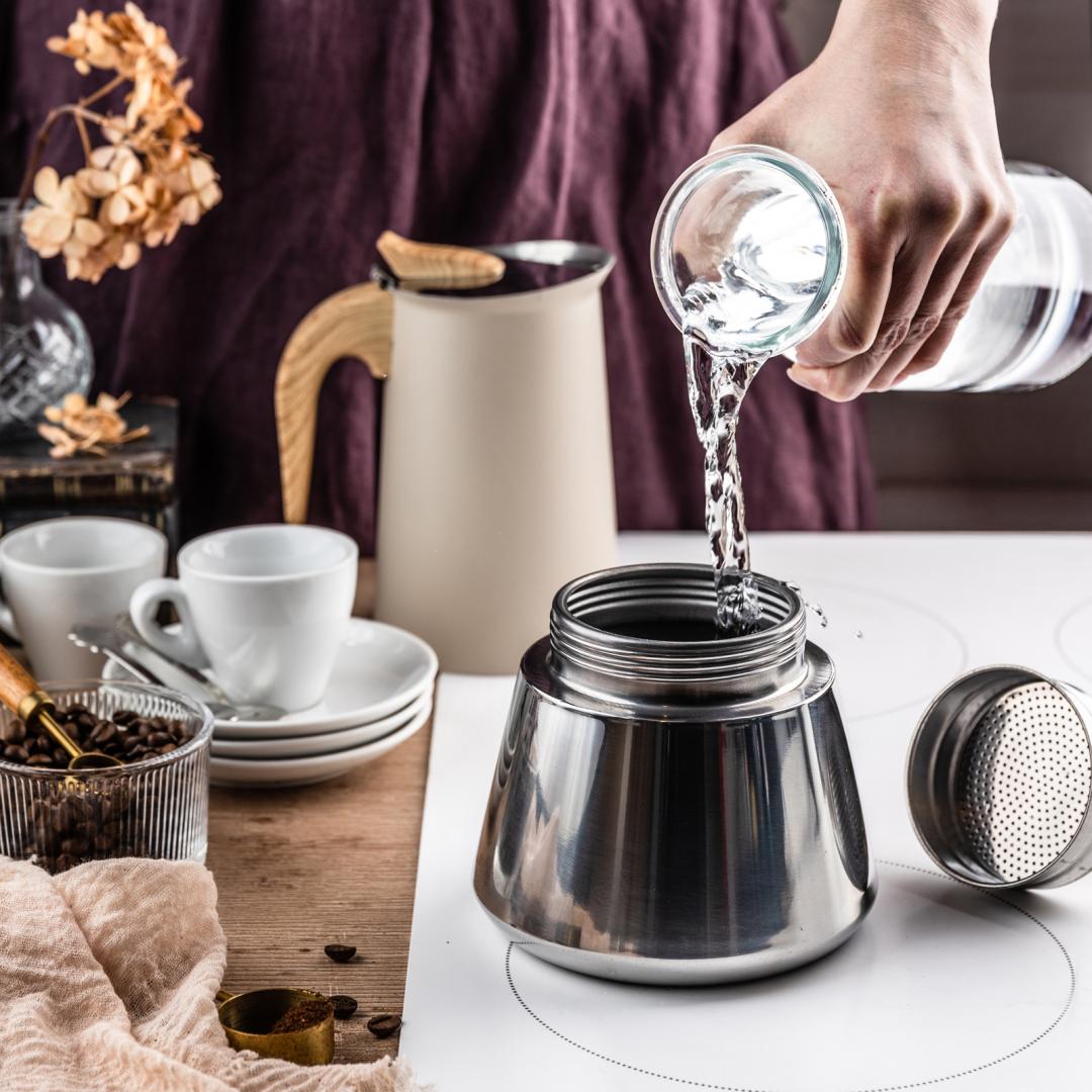 Coffee Makers – Steel Espresso Maker, 600 ml, Induction, Klausberg KB-7997 - Carlat