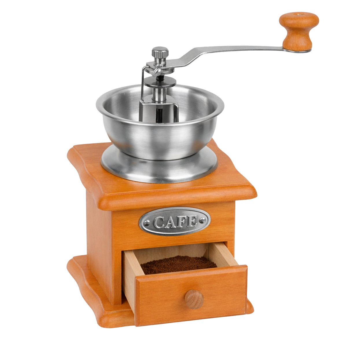 Coffee Makers – Traditional, Sturdy, Hand-Cranked Wooden Coffee and Pepper Grinder - Carlat