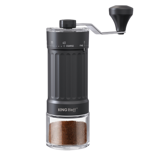 Coffee – Manual coffee grinder, adjustable burrs, with a Kinghoff brush - Carlat