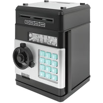 Coin Piggy Bank Safe for Coins, ATM, and Paper Money + PIN - o623 - Carlat