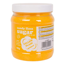 Colorful sugar to cotton candy yellow natural taste cotton sugar 1kg - Carlat