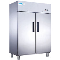 Commercial Refrigerators – 1-door freezer cabinet 4 shelves STEEL GN - Carlat