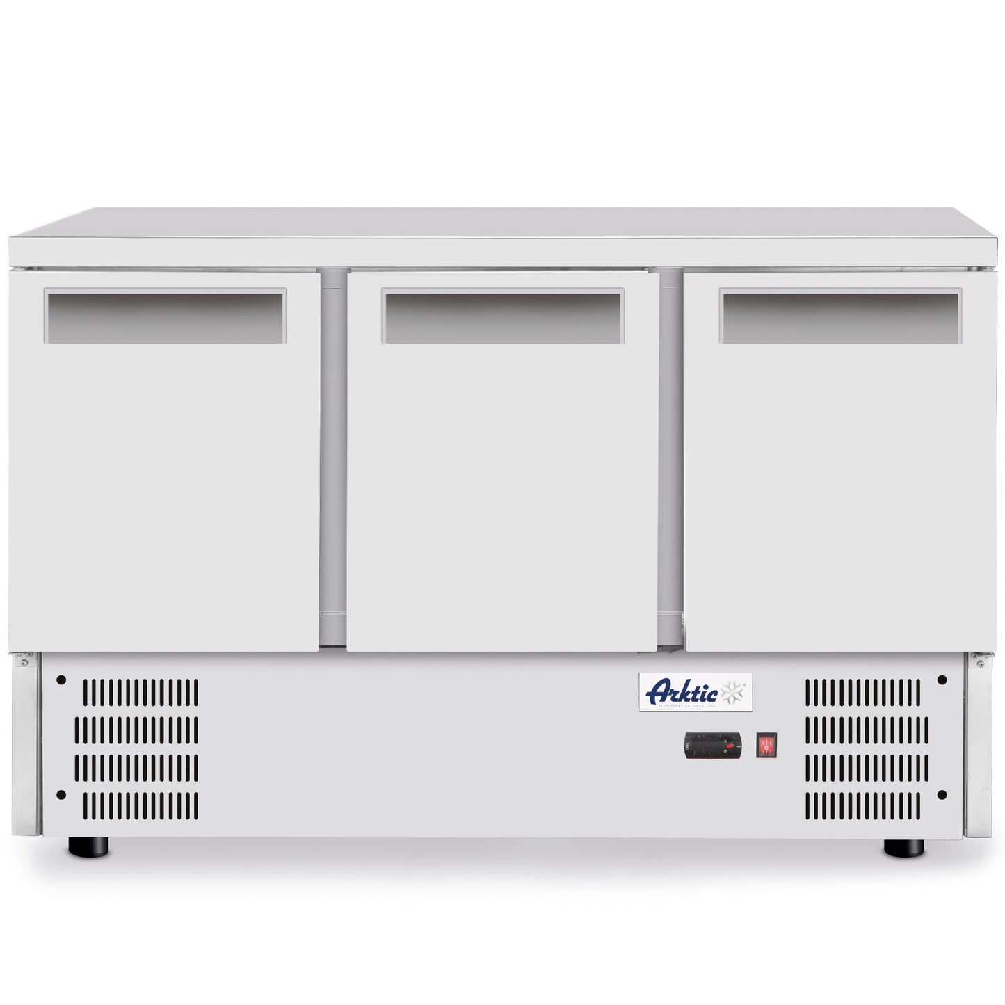 Commercial Refrigerators – 3-door cooling table with worktop and lower - Carlat