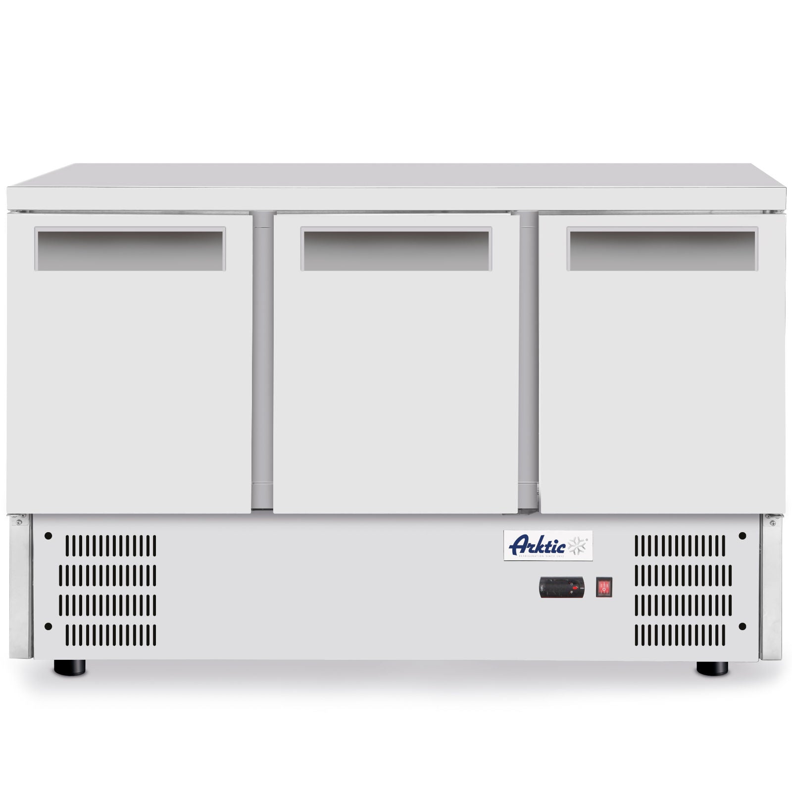 Commercial Refrigerators – 3-door cooling table with worktop and lower - Carlat