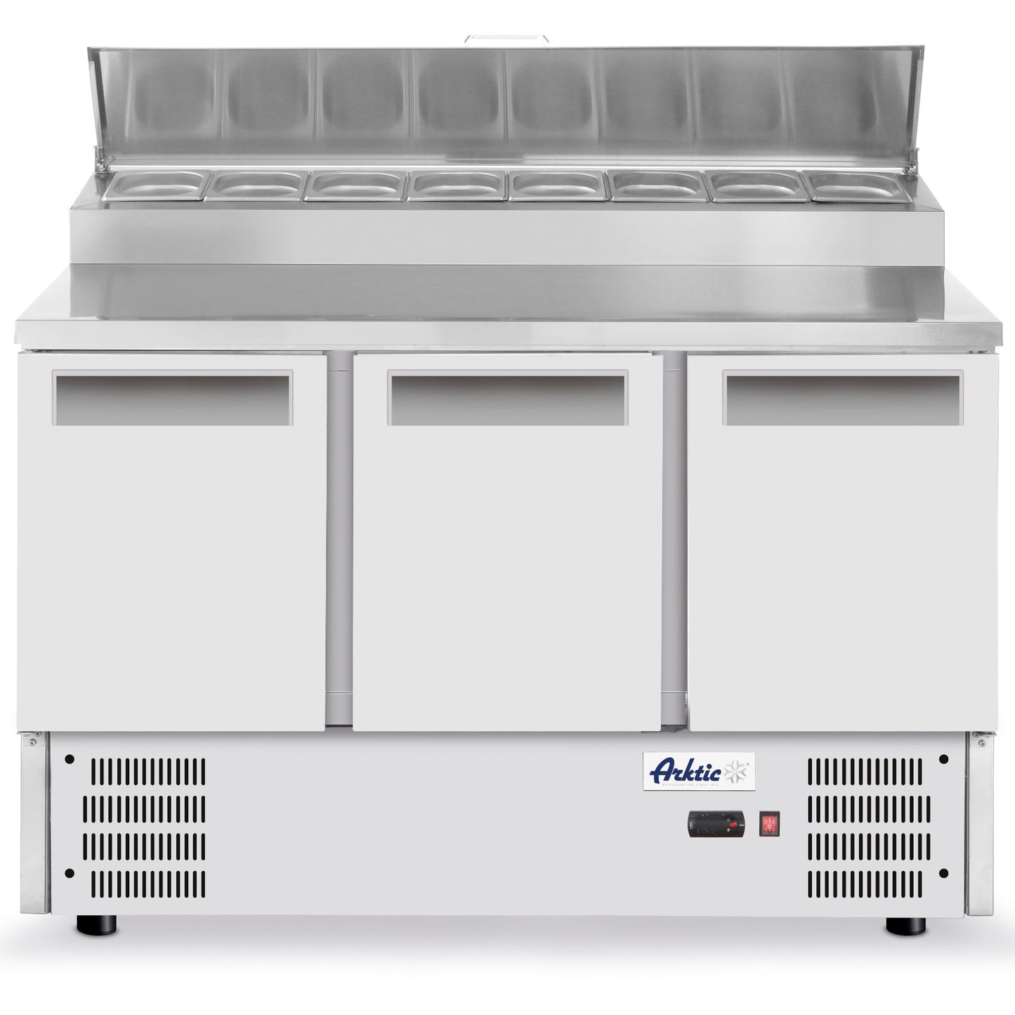 Commercial Refrigerators – 3-door salad cooling table with extension for - Carlat