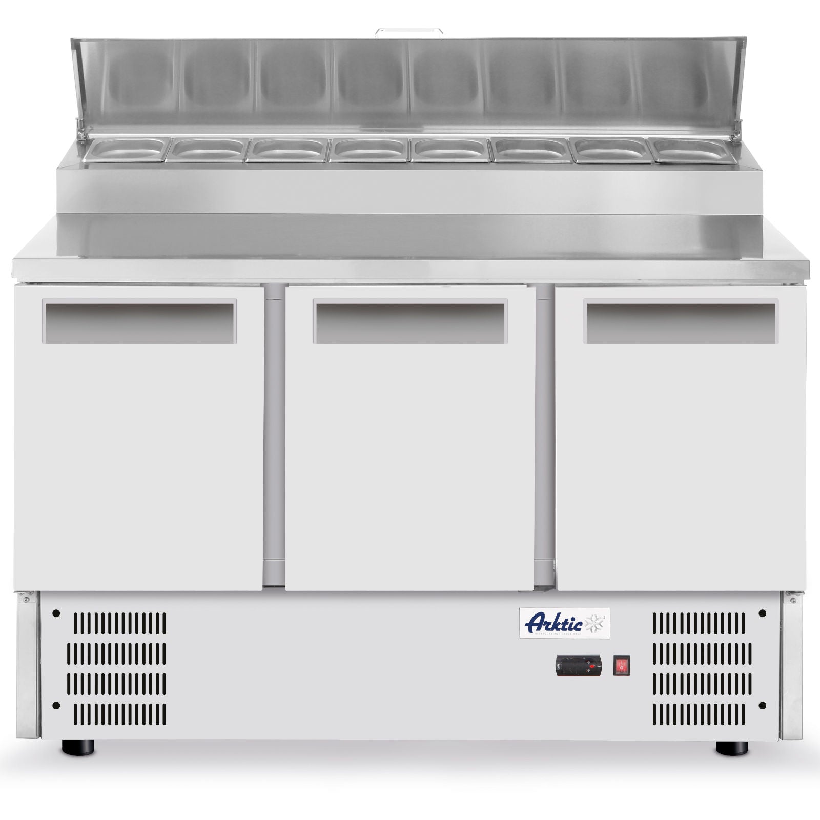 Commercial Refrigerators – 3-door salad cooling table with extension for - Carlat