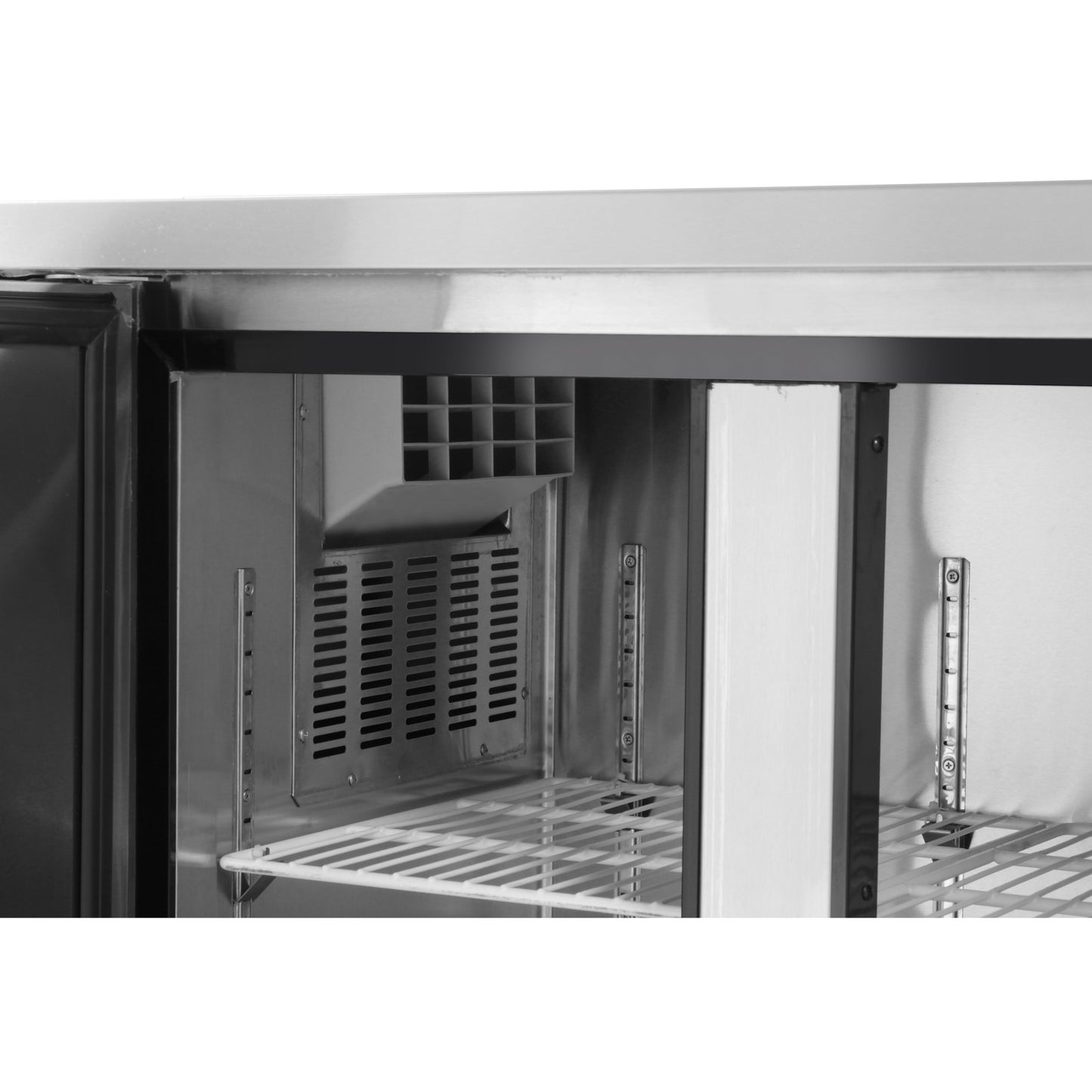 Commercial Refrigerators – Kitchen Line freezer table with worktop, width - Carlat