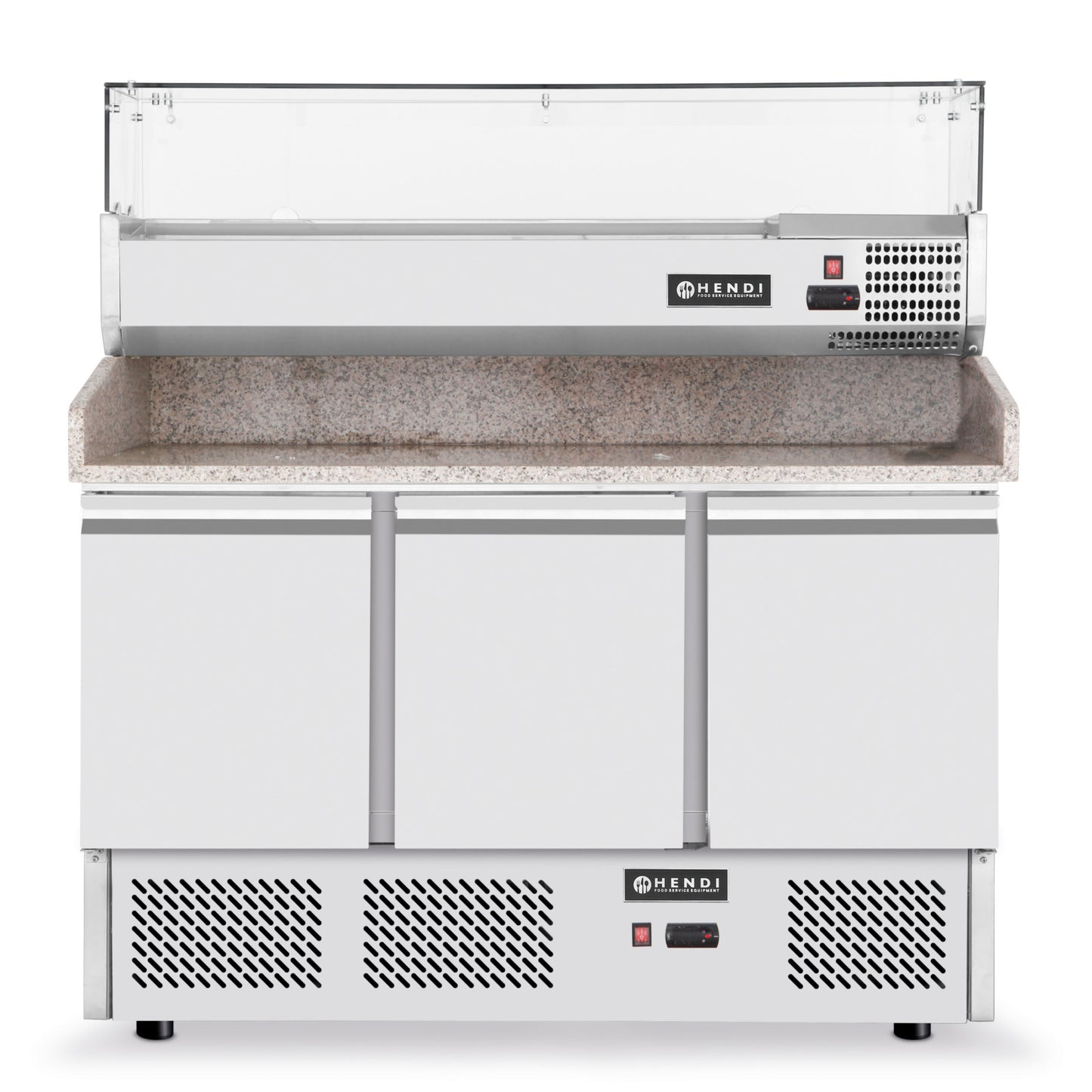 Commercial Refrigerators – Pizza cooling table with cooling extension, granite - Carlat