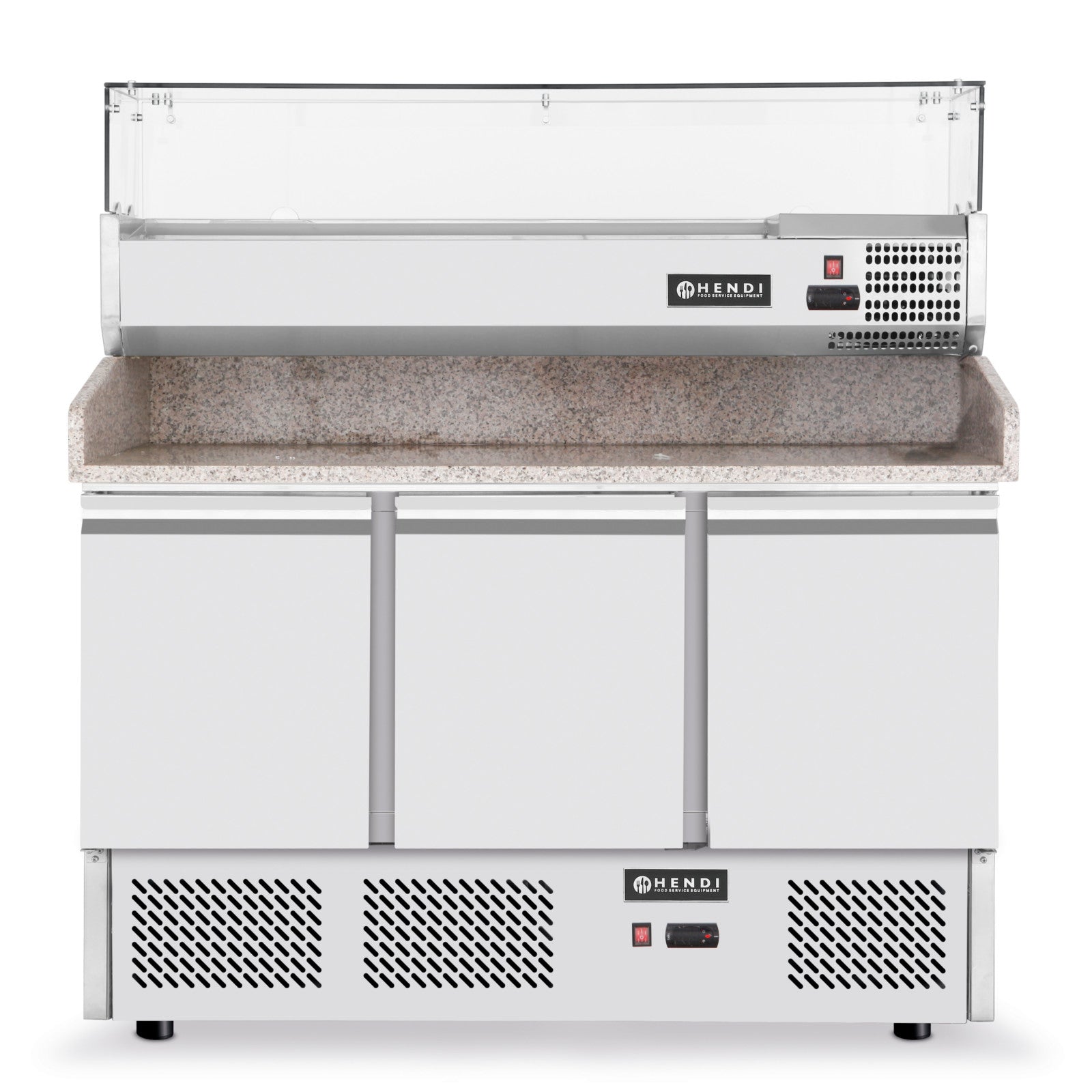 Commercial Refrigerators – Pizza cooling table with cooling extension, granite - Carlat