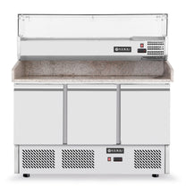 Commercial Refrigerators – Pizza cooling table with cooling extension, granite - Carlat