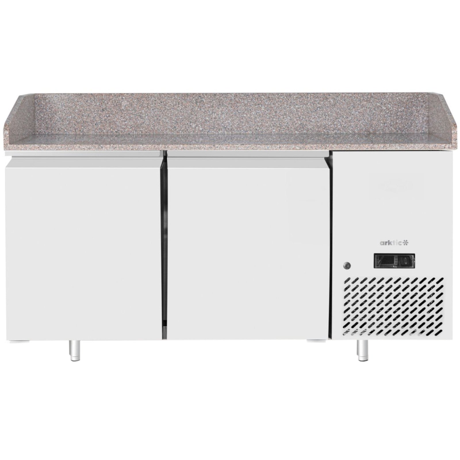 Commercial Refrigerators – Refrigerated pizza table with granite top and - Carlat