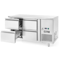 Commercial Refrigerators – Refrigeration table with 4 drawers and side - Carlat