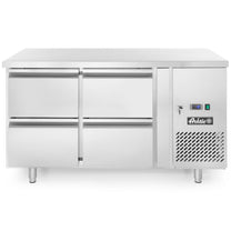 Commercial Refrigerators – Refrigeration table with 4 drawers and side - Carlat
