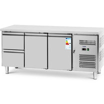 Commercial Refrigerators – Refrigeration table with worktop 2 chambers 2 - Carlat