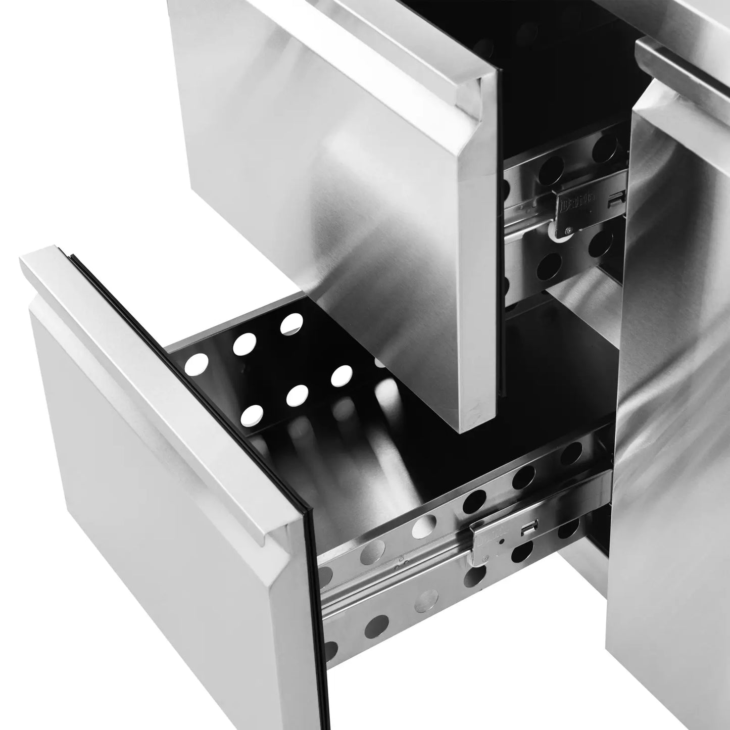 Commercial Refrigerators – Refrigeration table with worktop 2 chambers 2 - Carlat