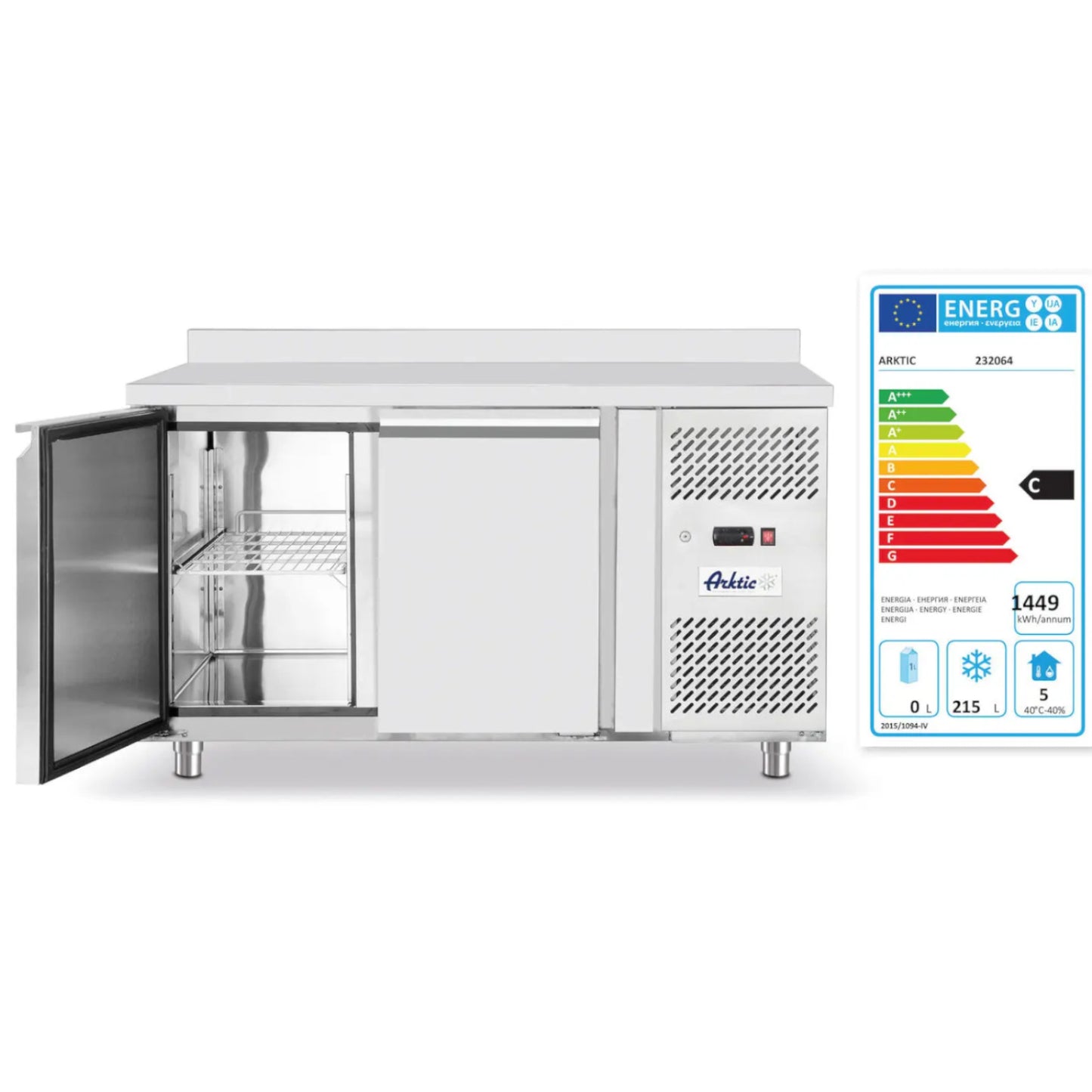Commercial Refrigerators – Stół mroźniczy z blatem roboczym 2-drzwiowy Profi - Carlat
