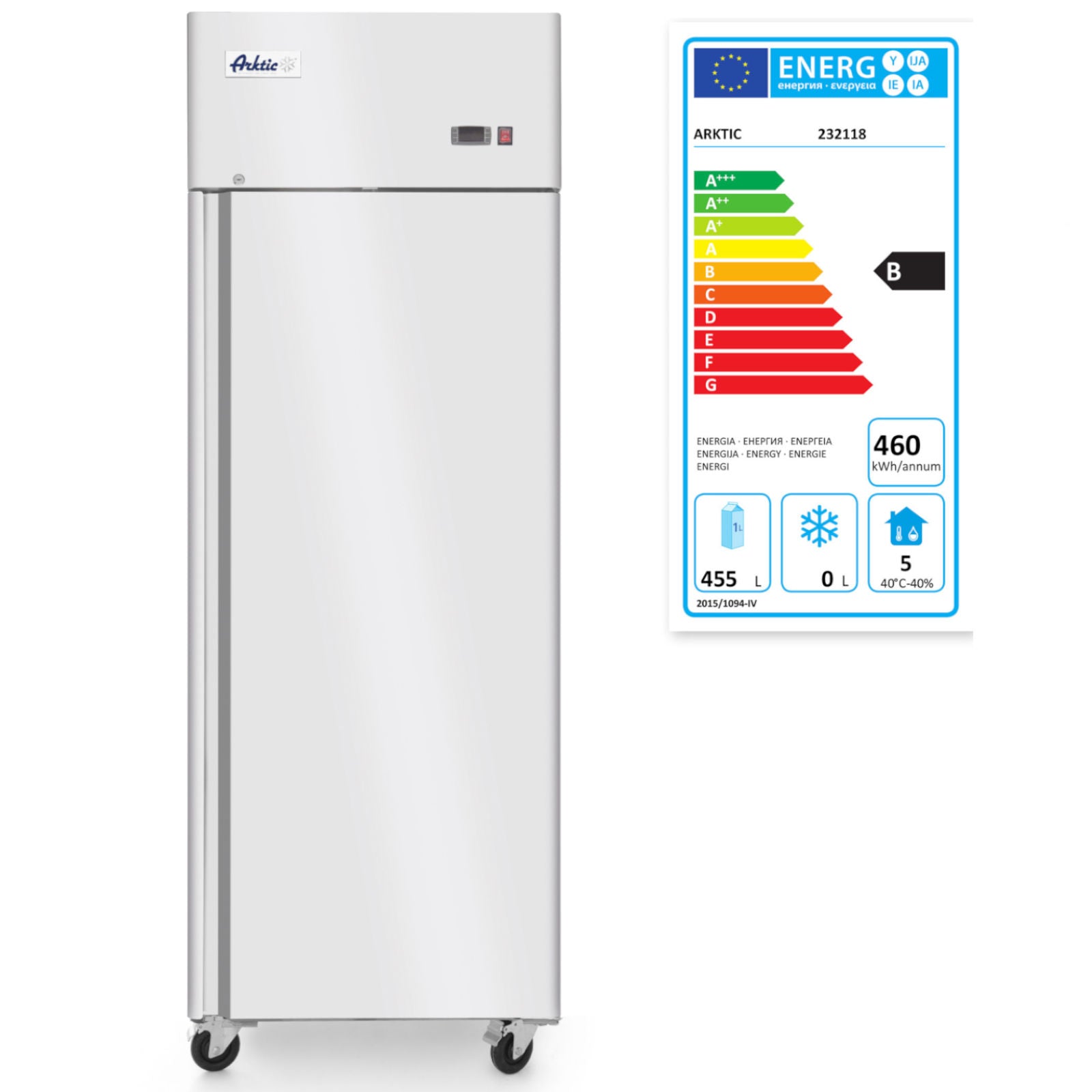 Commercial Refrigerators – Szafa chłodnicza 1-drzwiowa Profi Line GN2/1 670L - Carlat