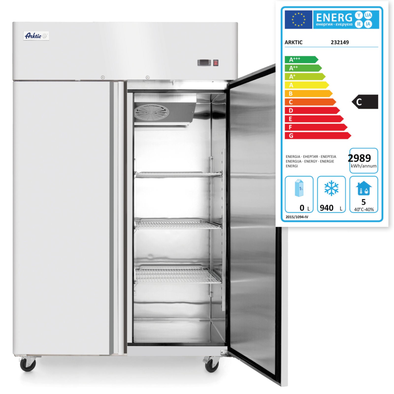 Commercial Refrigerators – Szafa mroźnicza 2-drzwiowa Profi Line 6 x - Carlat