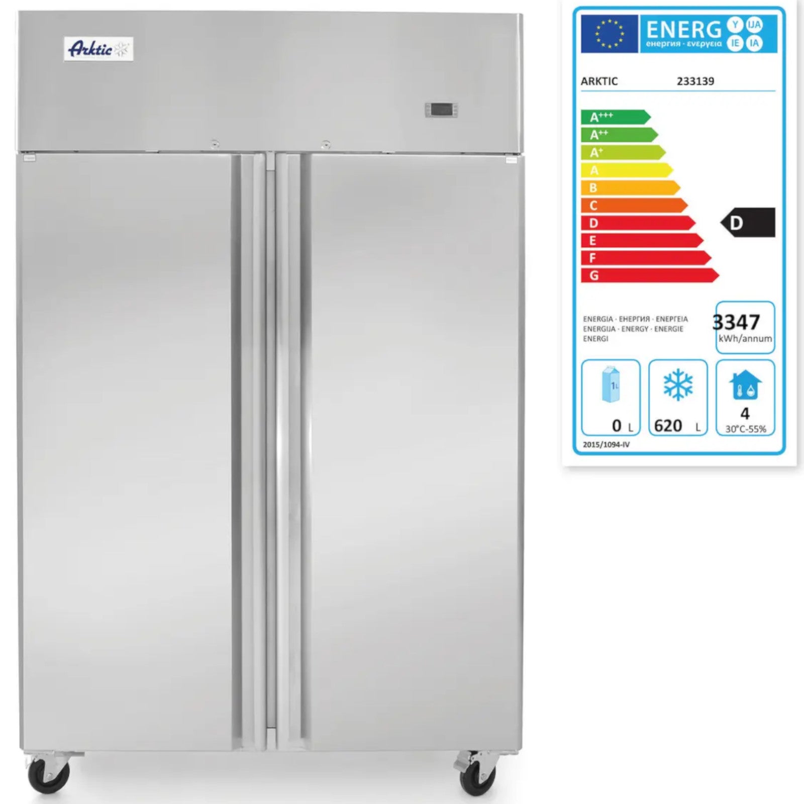 Commercial Refrigerators – Szafa mroźnicza zamrażarka gastronomiczna 2-drzwiowa Profi Line - Carlat