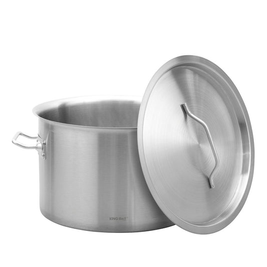 Commercial pot, stainless steel, 32 cm diameter, 17 L, Kinghoff, KH-2023 - Carlat