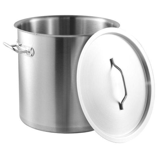 Commercial pot, stainless steel, 32 cm diameter, 25 L, Kinghoff, KH-1963 - Carlat