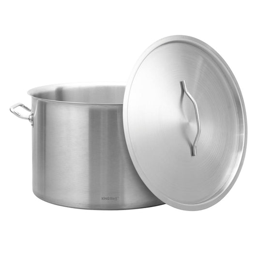 Commercial pot, stainless steel, 50 cm diameter, 58 L, Kinghoff, KH-2028 - Carlat