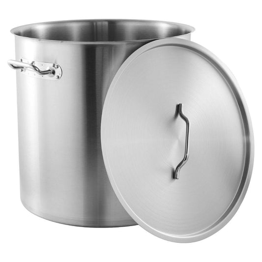 Commercial pot, stainless steel, 50 cm diameter, 98 L, Kinghoff, KH-1968 - Carlat