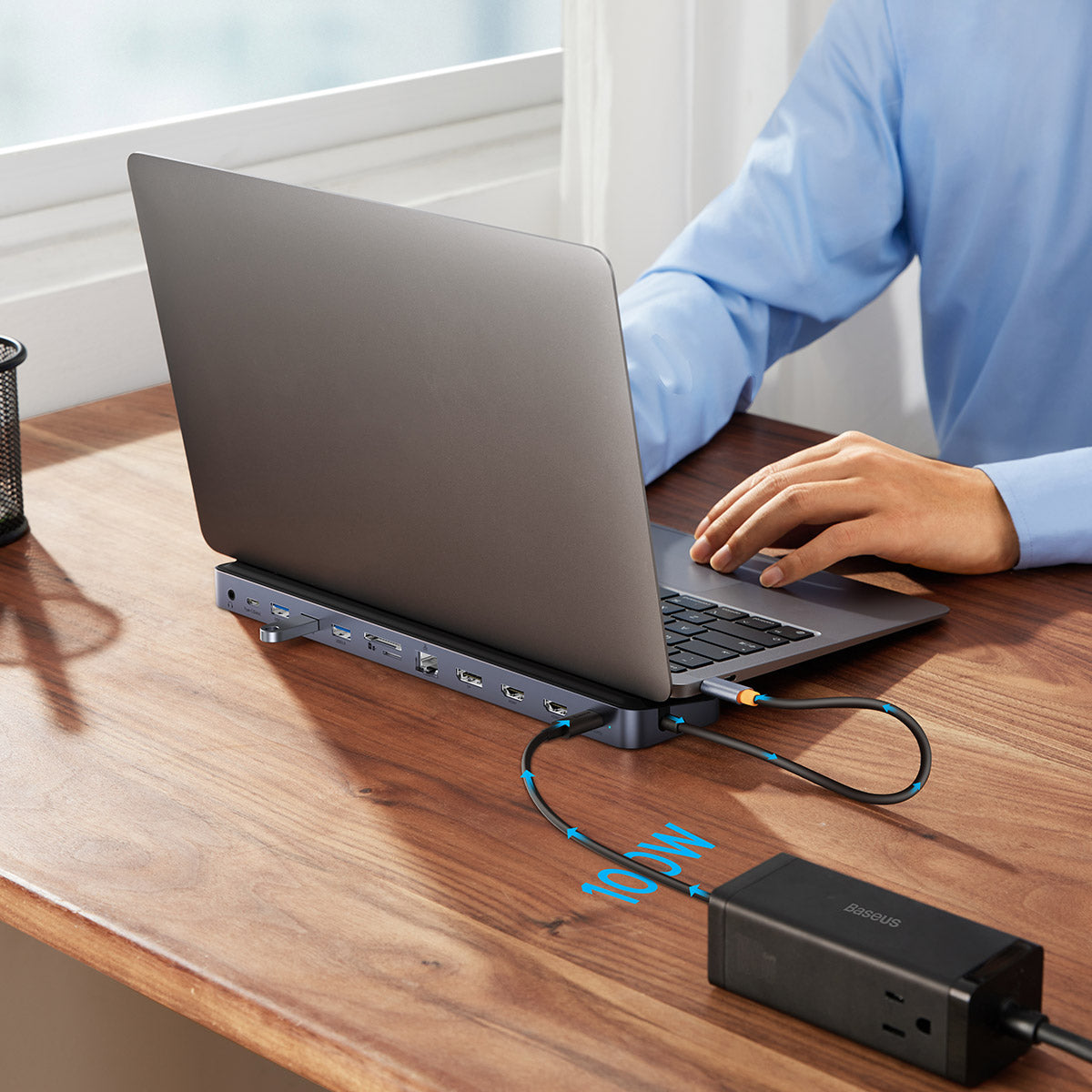 Computer Accessories – 12in1 HUB notebook stand USB-C USB-A DP - Carlat
