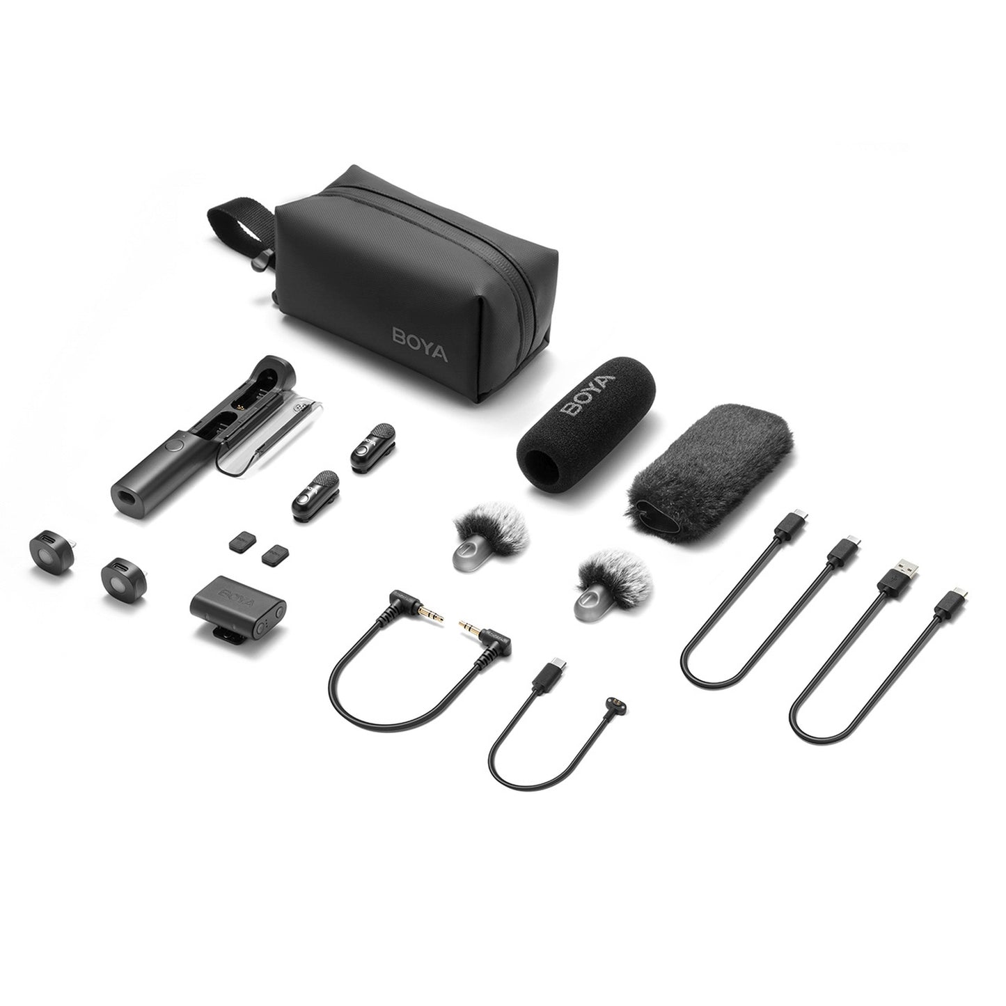 Computer Accessories – 4in1 2.4GHz USB-C MAGIC-02 wireless microphone set - Carlat
