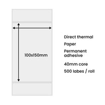Computer Accessories – Address labels for parcels for thermal printer - Carlat